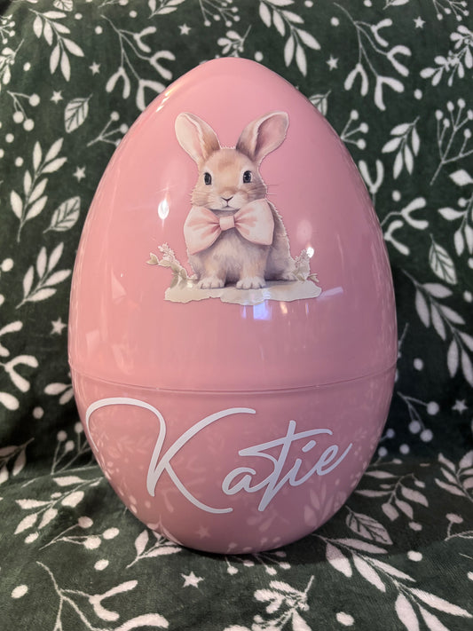 14" Pink Egg WITH CHOCOLATE